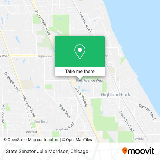 State Senator Julie Morrison map