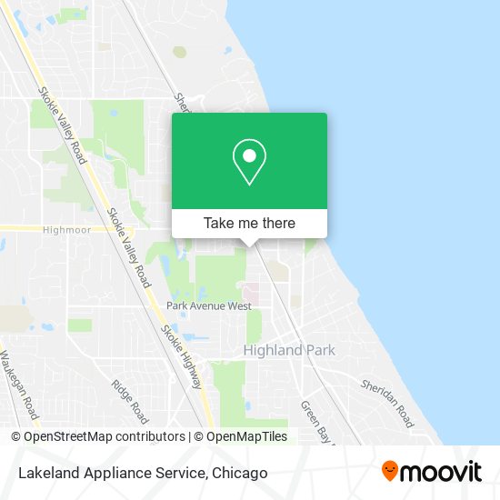 Mapa de Lakeland Appliance Service