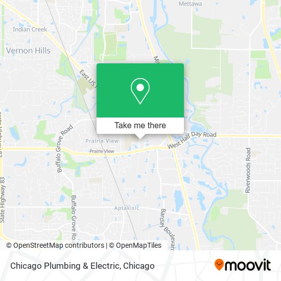 Mapa de Chicago Plumbing & Electric