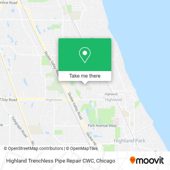 Highland Trenchless Pipe Repair CWC map