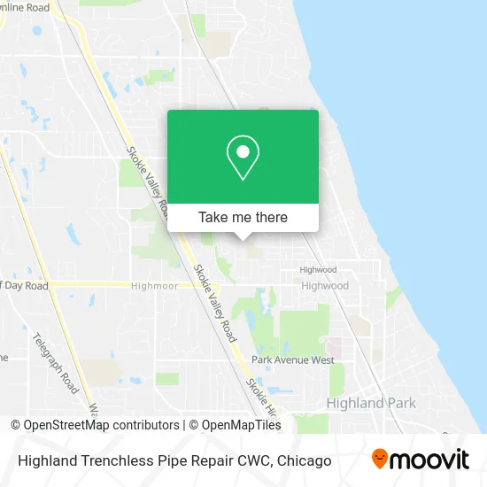 Mapa de Highland Trenchless Pipe Repair CWC