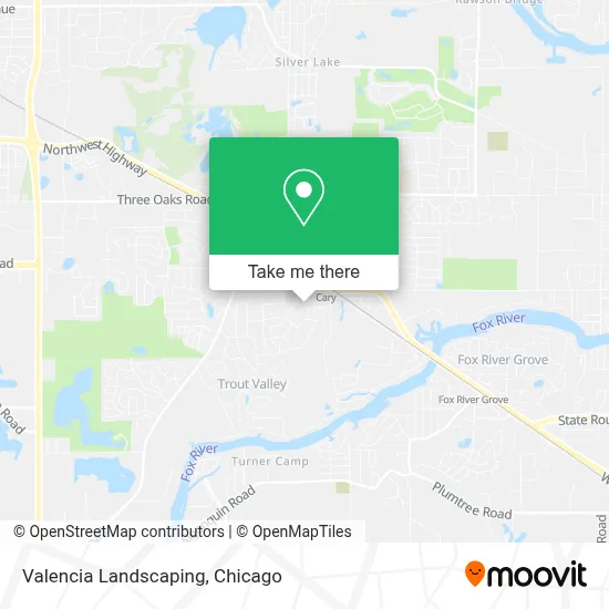 Valencia Landscaping map