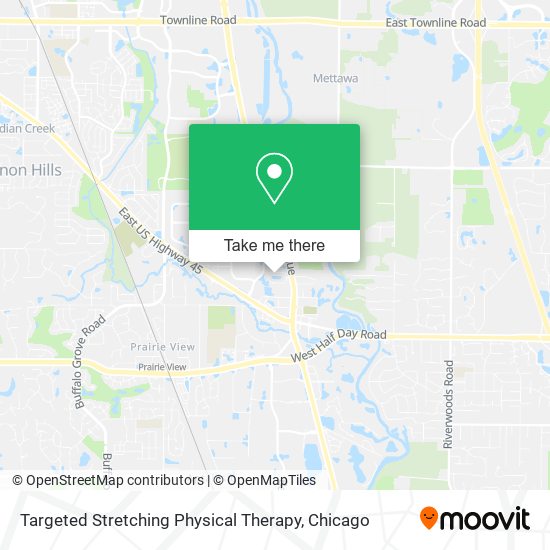 Targeted Stretching Physical Therapy map