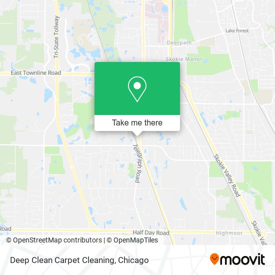 Deep Clean Carpet Cleaning map