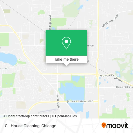 CL House Cleaning map