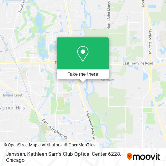 Janssen, Kathleen Sam's Club Optical Center 6228 map