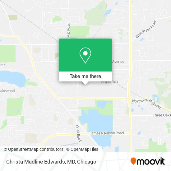 Christa Madline Edwards, MD map
