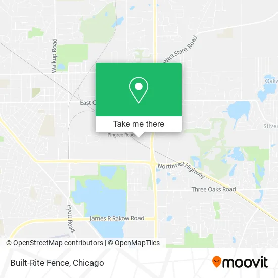 Built-Rite Fence map