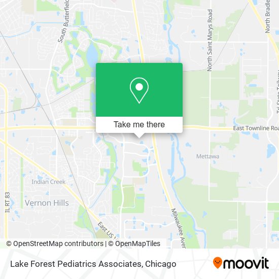 Mapa de Lake Forest Pediatrics Associates