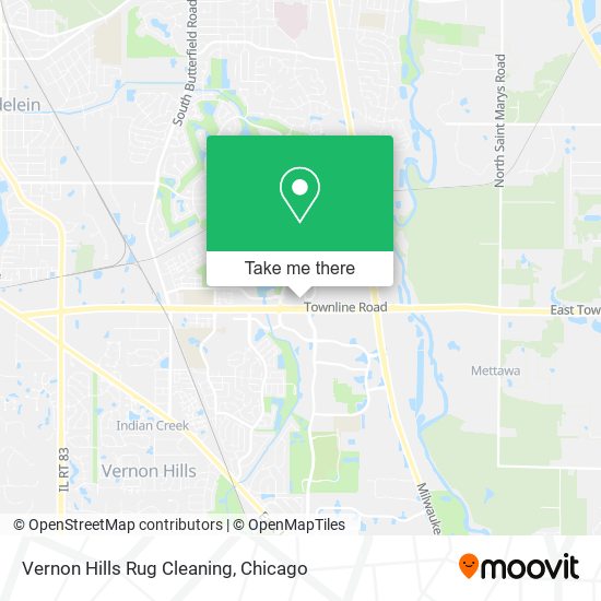 Mapa de Vernon Hills Rug Cleaning