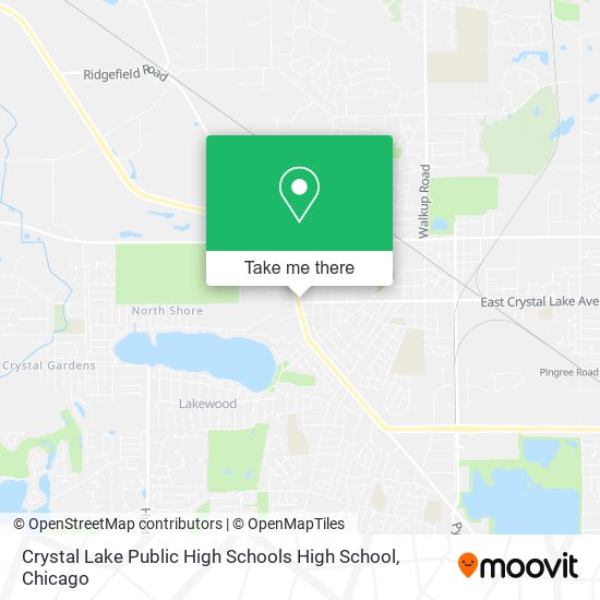 Crystal Lake Public High Schools High School map