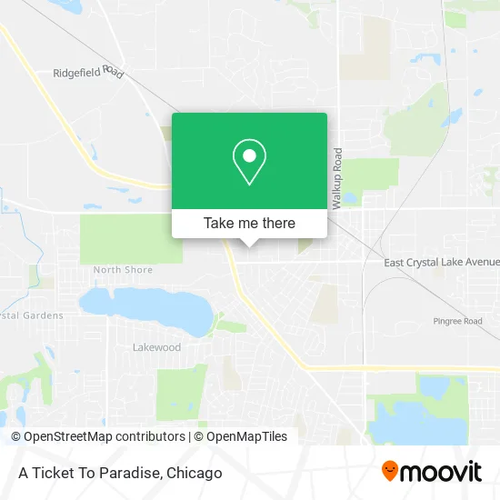 A Ticket To Paradise map