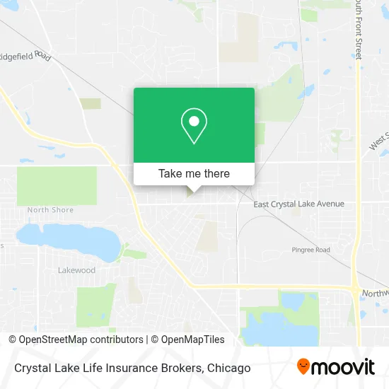 Crystal Lake Life Insurance Brokers map