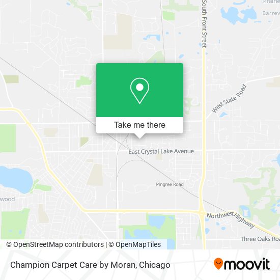 Champion Carpet Care by Moran map