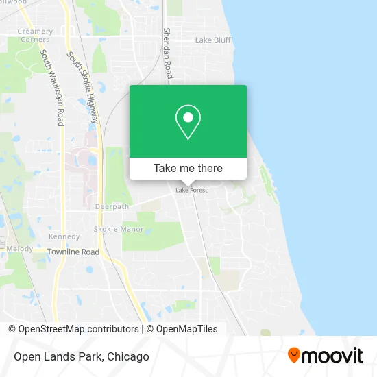 Open Lands Park map