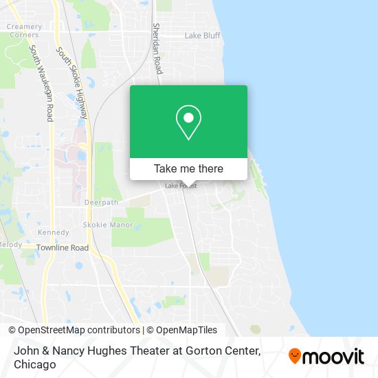 John & Nancy Hughes Theater at Gorton Center map