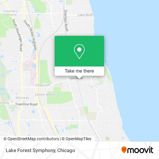 Lake Forest Symphony map