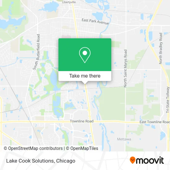 Lake Cook Solutions map