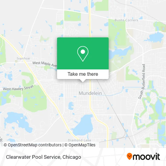 Clearwater Pool Service map