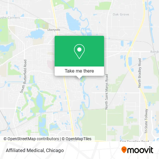 Affiliated Medical map