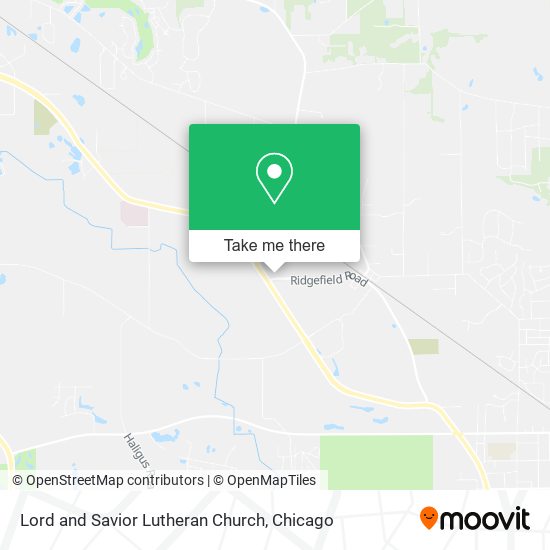 Lord and Savior Lutheran Church map