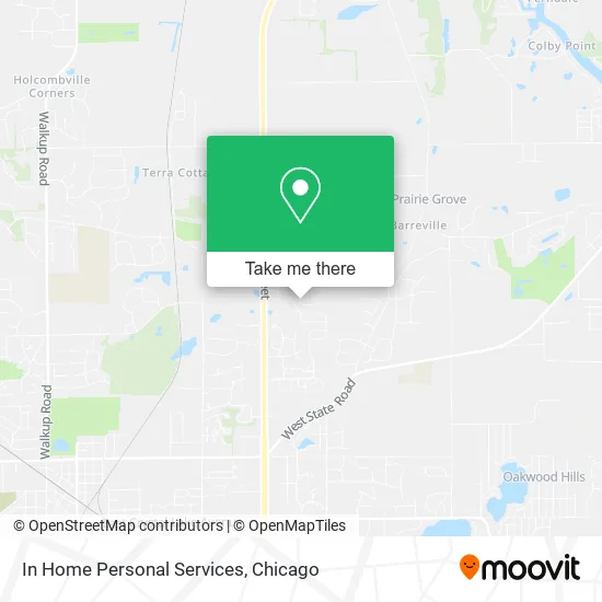 In Home Personal Services map