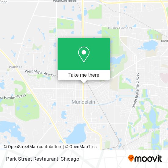 Park Street Restaurant map