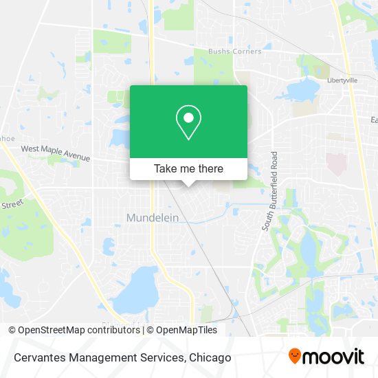 Cervantes Management Services map