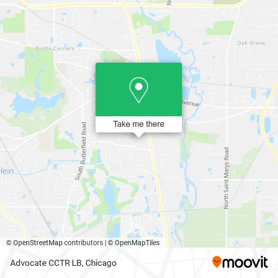 Advocate CCTR LB map