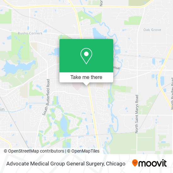 Mapa de Advocate Medical Group General Surgery
