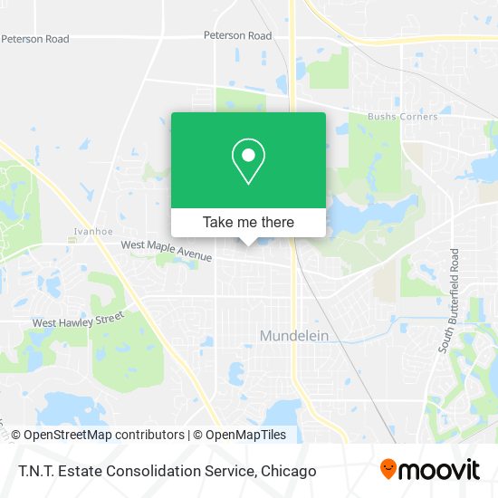 Mapa de T.N.T. Estate Consolidation Service