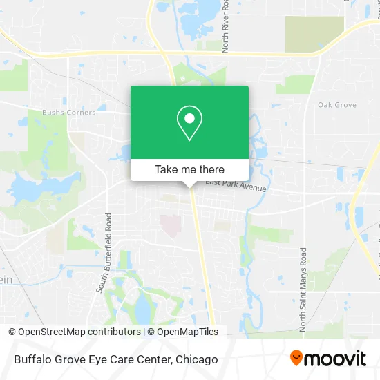 Buffalo Grove Eye Care Center map
