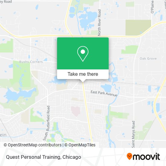 Quest Personal Training map