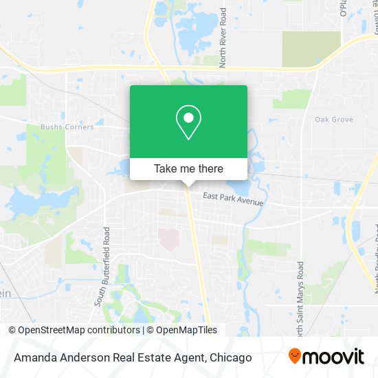 Amanda Anderson Real Estate Agent map