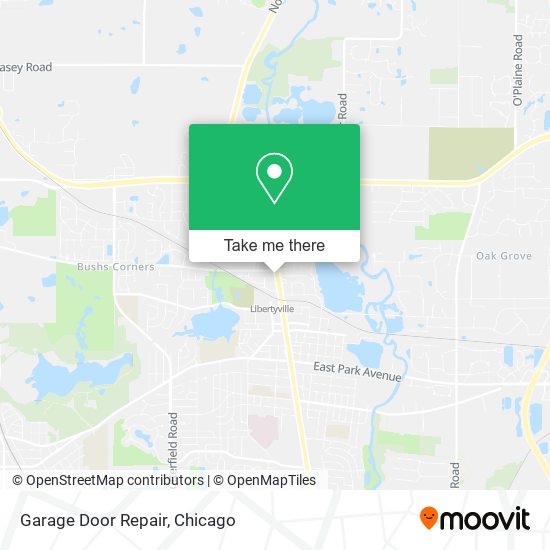 Mapa de Garage Door Repair