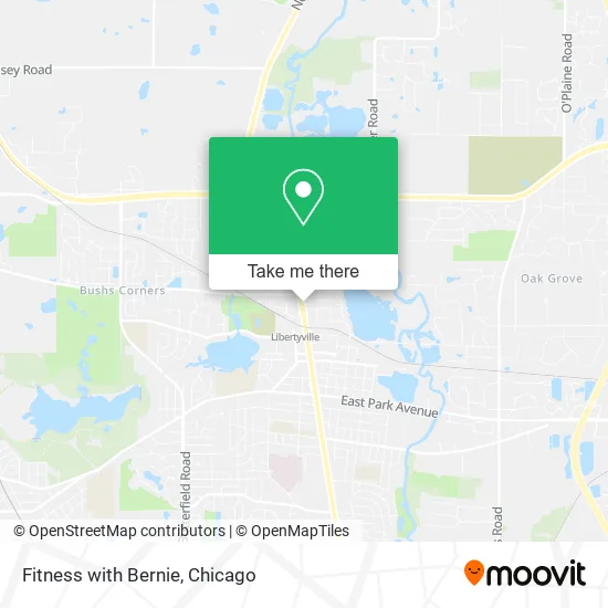 Fitness with Bernie map