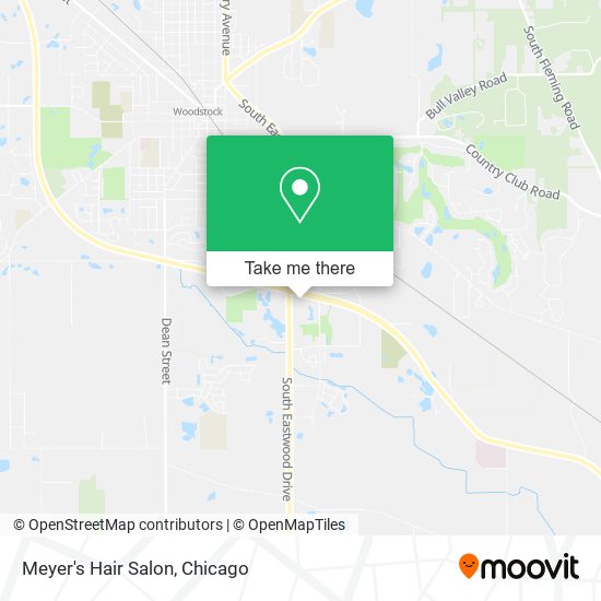 Meyer's Hair Salon map