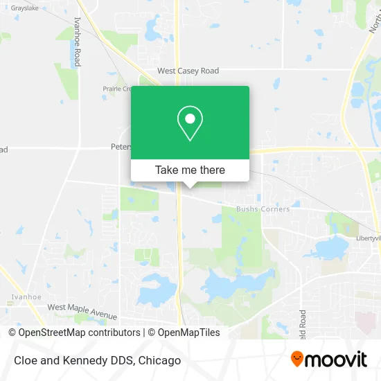 Cloe and Kennedy DDS map