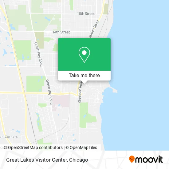 Mapa de Great Lakes Visitor Center