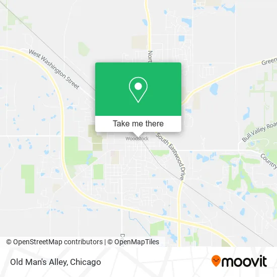 Old Man's Alley map