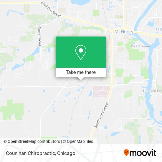 Counihan Chiropractic map