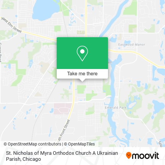 St. Nicholas of Myra Orthodox Church A Ukrainian Parish map