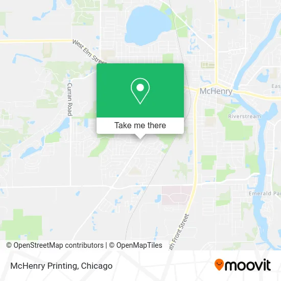 McHenry Printing map