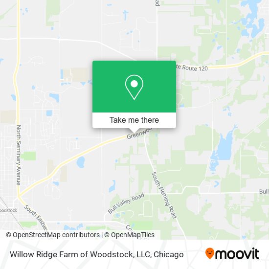 Willow Ridge Farm of Woodstock, LLC map