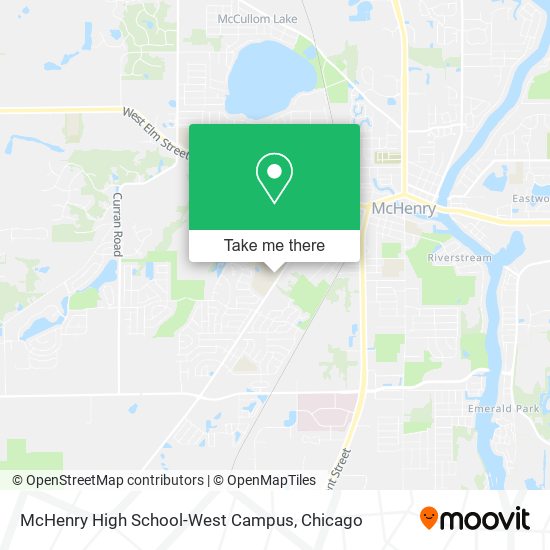 Mapa de McHenry High School-West Campus