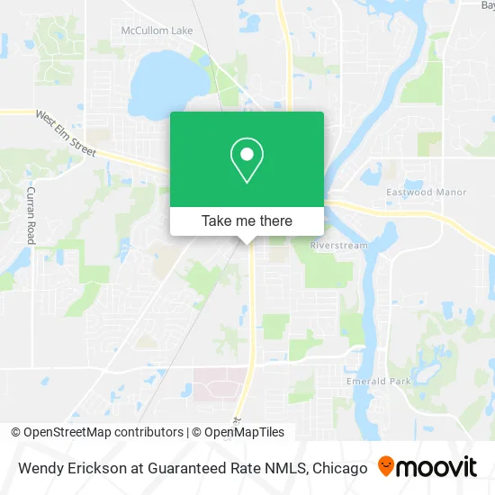 Wendy Erickson at Guaranteed Rate NMLS map