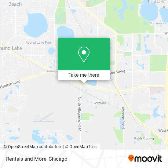 Rentals and More map