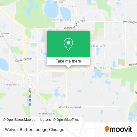 Wolves Barber Lounge map