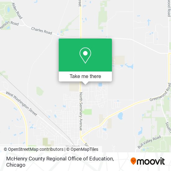 McHenry County Regional Office of Education map