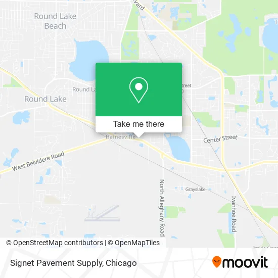 Signet Pavement Supply map